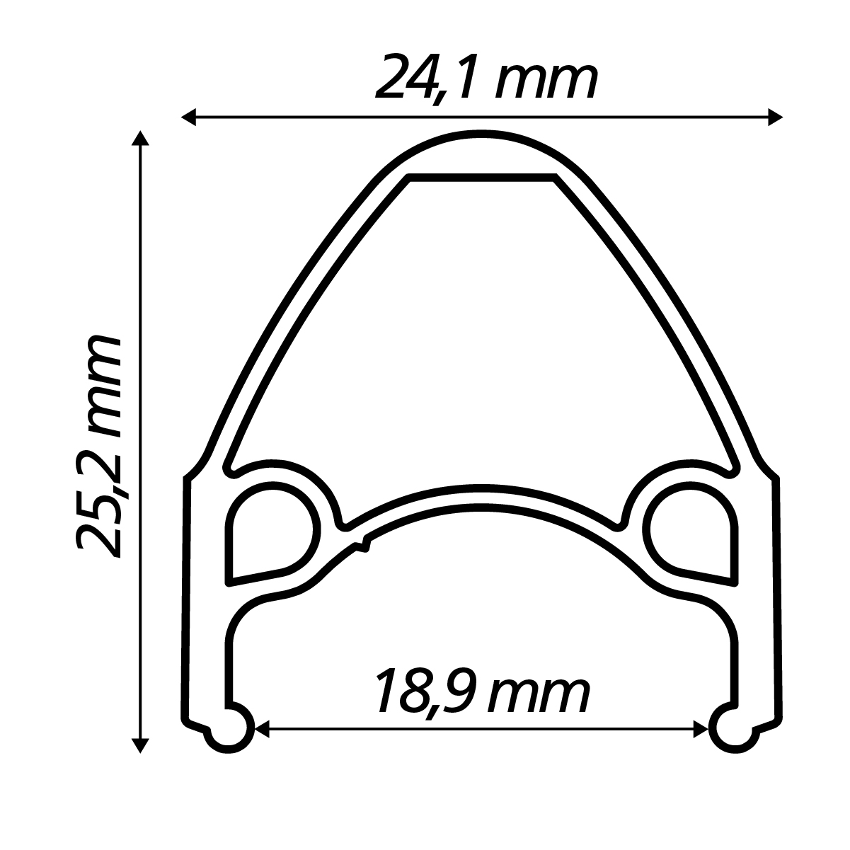 Perfil - Vision V-Brake