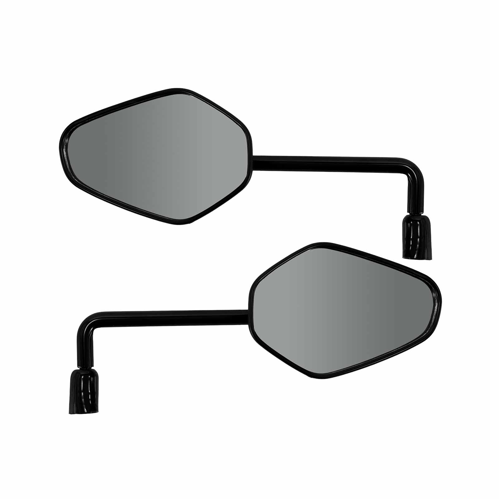 Espelho Retrovisor Viper Tiger 1200 Haste Reforçada Rebaixada Curta 90 graus Convexa H